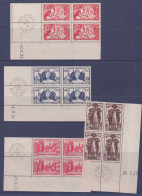 Mauritanie Blocs De 4  Coins Datés Exposition Internationale De Paris 1937  ** Sans Charniere - Unused Stamps
