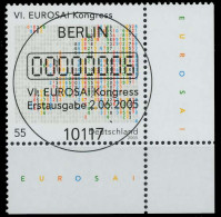 BRD 2005 Nr 2470 ESST Zentrisch Gestempelt ECKE-ULI X84A62A - Used Stamps