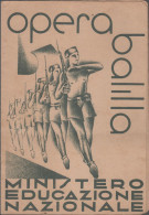 REGNO D'ITALIA - Pagella Scolastica - 1936/1937 - Opera Balilla - Diplômes & Bulletins Scolaires