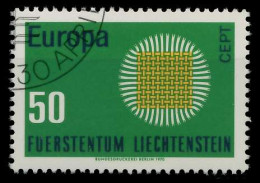 LIECHTENSTEIN 1970 Nr 525 Gestempelt XFF49EA - Oblitérés