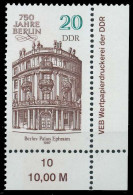 DDR 1987 Nr 3071 Postfrisch ECKE-URE X0D2AFE - Neufs