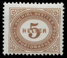 ÖSTERREICH PORTOMARKEN 1900 Nr 26A Postfrisch X7429D6 - Taxe