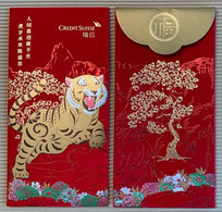 CC Chinese New Year  1 EX. CREDIT SUISSE VELOUR - FLOCKED 2022 CHINOIS Red Pockets - Profumeria Moderna (a Partire Dal 1961)