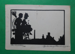 Hyrdinden Og Skorstensfejeren - 1945 - Silhouetkaarten