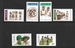 Nauru 1982 Boy Scouts Set Of 6 MNH - Nauru