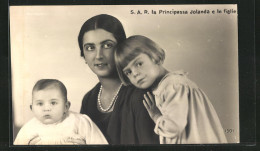 Cartolina S. A. R. La Principessa Jolanda E Le Figlie  - Royal Families