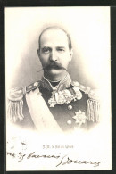 AK S.M. Le Roi De Grece George I.  - Königshäuser