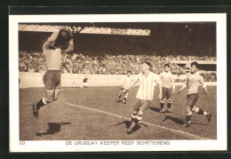AK Olympische Spelen 1928, De Uruguay Keeper Redt Schitterend, Fussball  - Voetbal