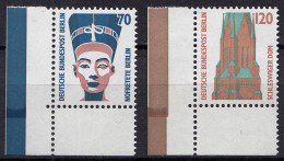 Berlin 1988 Mi. 814-15 ** Sehenswürdigkeiten Eckrand UL LUXUS M.Nath  (20852 - Otros & Sin Clasificación