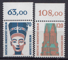 Berlin 1988 Mi. 814-15 ** Sehenswürdigkeiten Oberrand LUXUS  (20851 - Autres & Non Classés