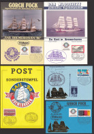 Segler Segelschiffe 5 Stück Sonderkarten/Briefe Gelegenheit  (21629 - Autres & Non Classés