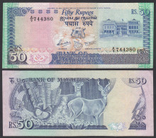 Mauritius - 50 Rupees Banknote (1986) Pick 37a XF (2)    (25699 - Andere - Azië