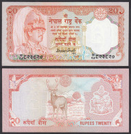 Nepal - 5 Rupees Banknote (1988) Pick 38a Sig.11 UNC (1)  (25688 - Otros – Asia