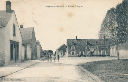 Ozoir Le Breuil (28 Eure Et Loire) Rue De Morgue - Café Marin - Phot Tonzery Circulée Cachet Perlé Saint Cloud En Dunois - Autres & Non Classés