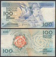 Portugal - 100 Escudos Banknote 24.11.1988 Pick 179f VF (3)    (27734 - Portugal