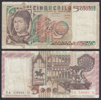 Italien - Italy 5000 Lire 1983 Pick 105c F/VF (3/4) Präfix TA Surfix Q  (29575 - Sonstige & Ohne Zuordnung