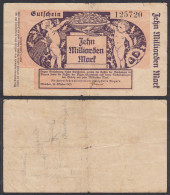 Bayern München Reichsbahn - 10-Milliarden Mark 1923    (29647 - Other & Unclassified