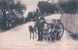 Scènes De La Campagne, Attelage De Chien Pour Le Transport Du Lait, Milchkarren (93) - Spannen