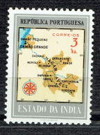 Carte Du District De Damao - India Portoghese