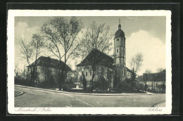 AK Neustadt / Orla, Partie Am Schloss  - Neustadt / Orla