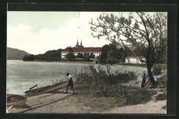 AK Tegernsee, Blick Zum Schloss Tegernsee  - Tegernsee