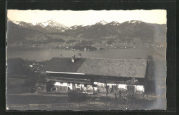 AK Tegernsee, Ortspartie Am See  - Tegernsee