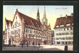 AK Ulm A.D., Blick Auf Das Rathaus  - Ulm