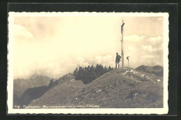 AK Tegernsee, Bergsteiger Am Baumgartenschrein  - Tegernsee