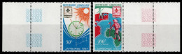 GAB-02- GABON - 1967 - SC#:C56,57- MNH -SCOUTS- WORLD JAMBOREE - Gabun (1960-...)