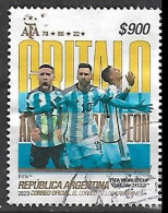 2022 Argentina Deporte Futbol Copa Del Mundo- Argentina Campeon 1v - Gebraucht