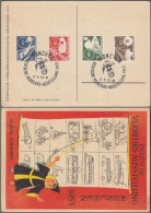 Bund: Sonderkarte Mit Mi-Nr. 167-70 SST: " Deutsche Verkehrsausstellung München 1953 (3) " ! - Briefe U. Dokumente