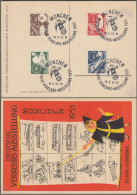 Bund: Sonderkarte Mit Mi-Nr. 167-70 SST: " Deutsche Verkehrsausstellung München 1953 (4) " ! - Covers & Documents