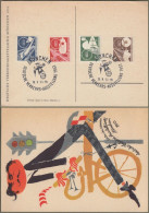 Bund: Sonderkarte Mit Mi-Nr. 167-70 SST: " Deutsche Verkehrsausstellung München 1953 (5) " ! - Covers & Documents