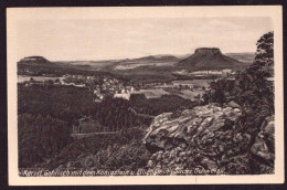 AK 212612 GERMANY - Gohrisch Mit Dem Königstein U. Lilienstein / Sächs. Schweiz - Gohrisch