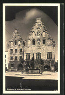 AK Wasserburg / Inn, Rathaus Mit Marienbrunnen  - Wasserburg A. Inn