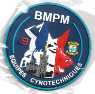 Ecusson B.M.P. MARSEILLE EQUIPE CYNOTECHNIQUES USAR Urban Search And Rescue - Pompiers