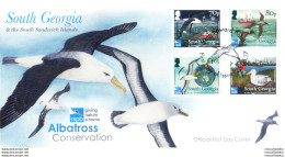 South Georgia. Fauna. Albatros 2017. FDC. - Falklandeilanden