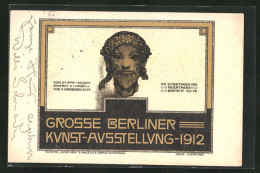 Künstler-AK Berlin, Grosse Kunst-Ausstellung 1912, Büste  - Exposiciones