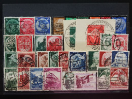 GERMANIA III REICH - 12 Serie Complete Anni 1933/35 - Timbrati + Spese Postali - Used Stamps