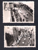4 REAL PHOTOS PORTUGAL OLIVEIRA DE AZEMEIS FESTAS RELIGIOSAS PROCISSÃO 1950'S (SÃO FOTOS) - Porto