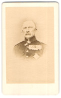 Fotografie Unbekannter Fotograf Und Ort, Portrait Von Canstein, General Der Infanterie Mit Ordenspange  - Personalidades Famosas