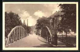 AK Rakovnik, Strassenpartie Mit Brücke  - Czech Republic