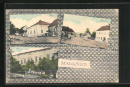 AK Malkovice, Partie, Stred Obce, Skola  - Czech Republic