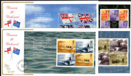 2001 Unseen And Unheard Prestige Booklet First Day Covers, Rosyth Postmarks. - 2001-10 Ediciones Decimales