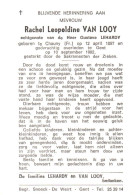 Rachel Leopoldine Van Looy (1897-1982) - Devotieprenten