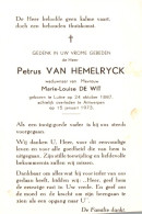 Petrus Van Hemelryck (1887-1973) - Images Religieuses