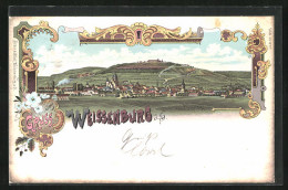 Lithographie Weissenburg A. S., Panorama Der Ortschaft  - Weissenburg