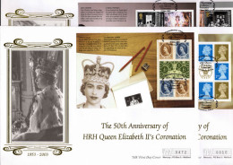 2003 Coronation Prestige Mercury Booklet Panes First Day Cover. - 2001-2010. Decimale Uitgaven