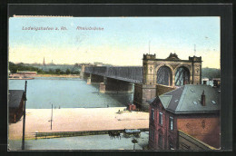 AK Ludwigshafen A. Rh., Rheinbrücke  - Ludwigshafen