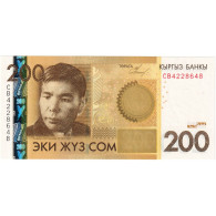 Kirghizstan, 200 Som, 2010, KM:27A, NEUF - Kirghizistan